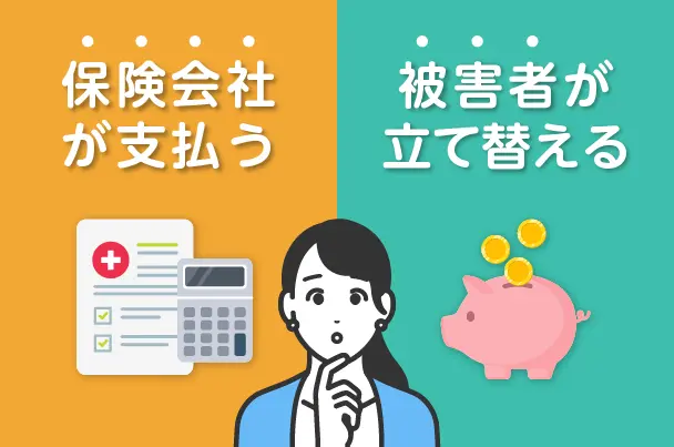 交通事故の治療費の支払い方法|誰が支払う?