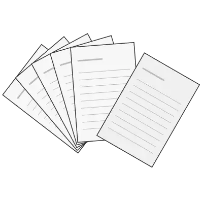 十分に書類の準備をする